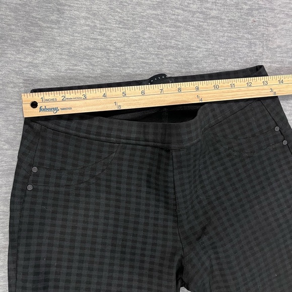 Sanctuary Black Plaid Leggings Ankle-Length - Picture 9 of 10